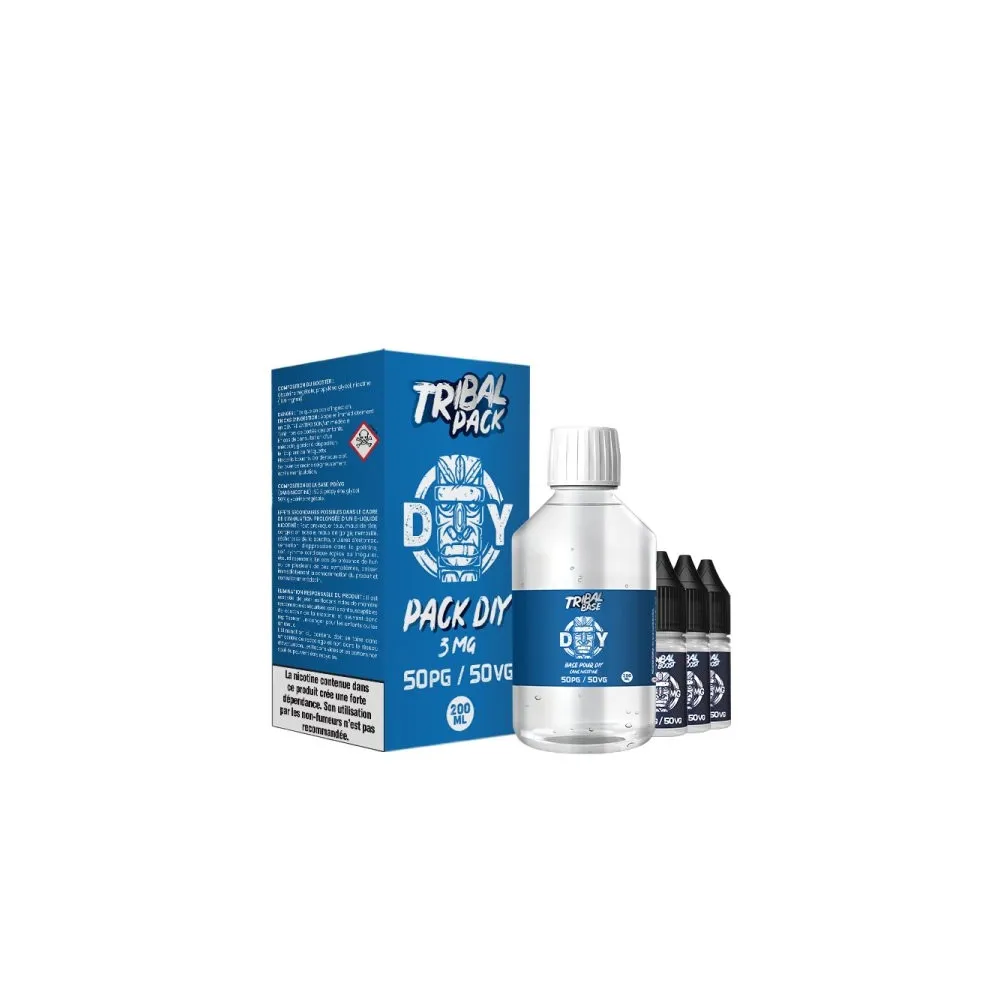 Pack DIY VDLV 50/50 3 mg/mL – Base neutre + boosters 200 ml | La Vapote | France