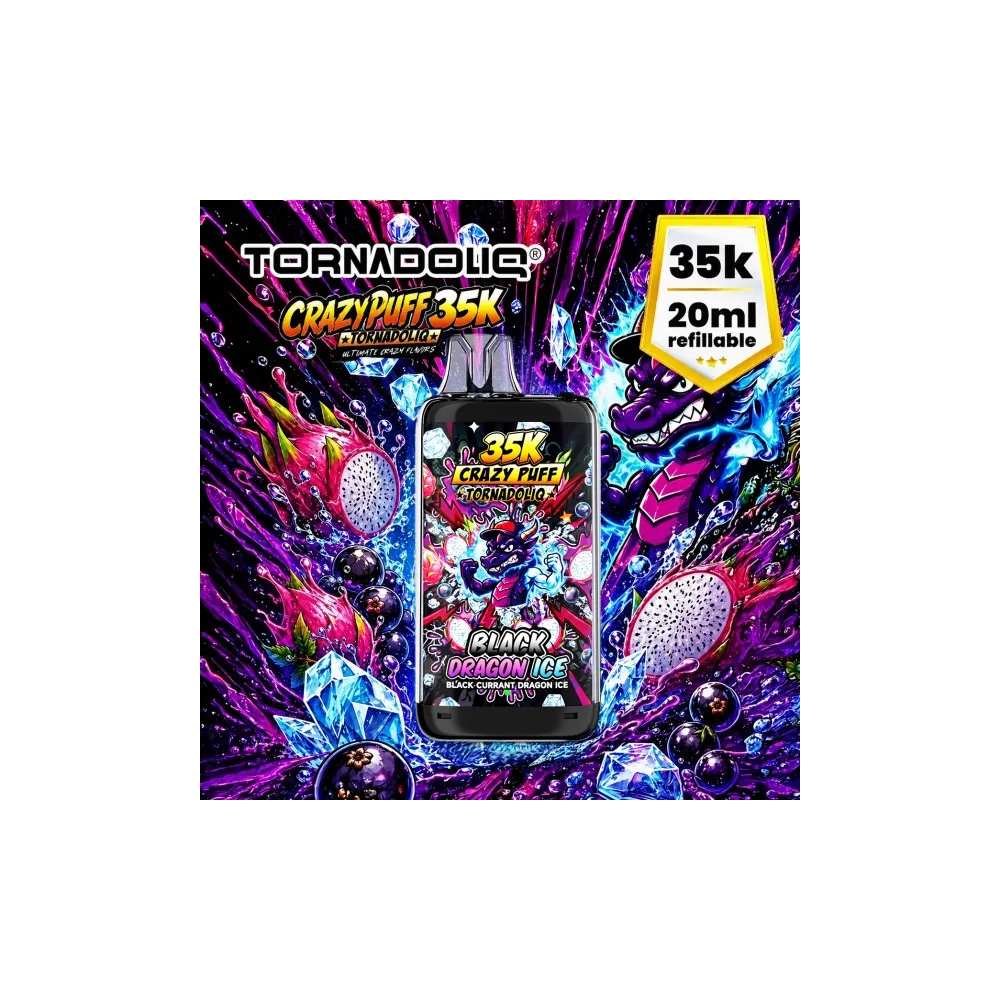 Crazy Puff Tornadoliq 35 Milles Taffs