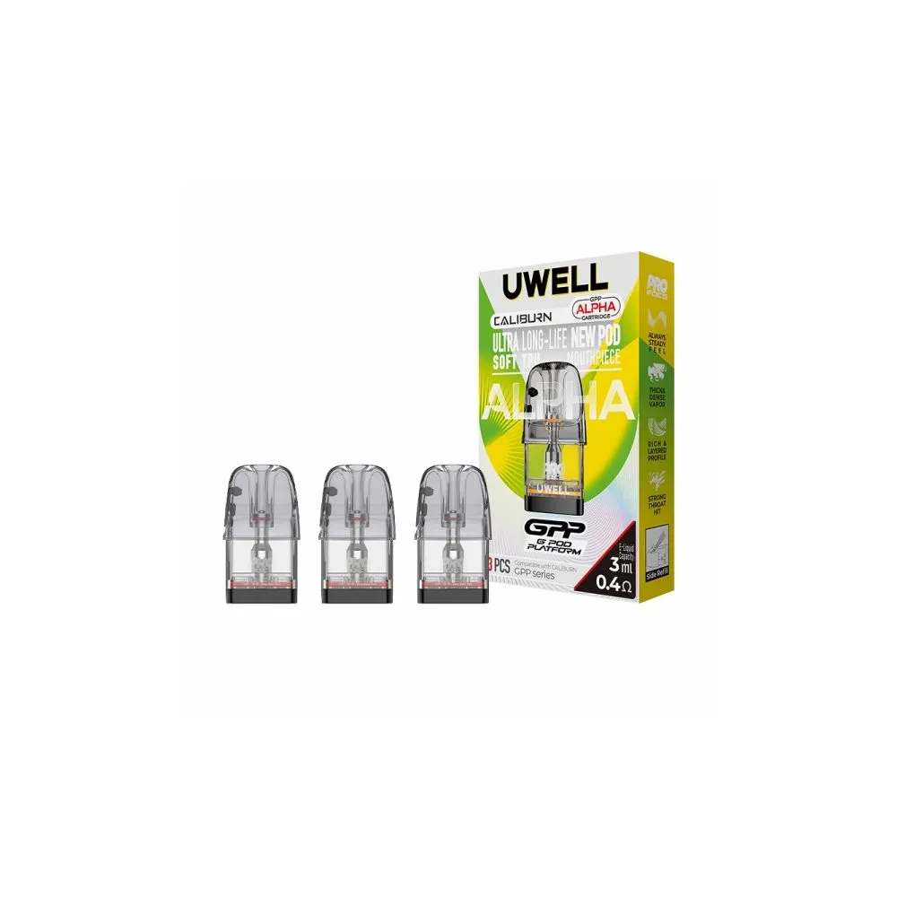 Cartouches Gpp Alpha Uwell 3ML