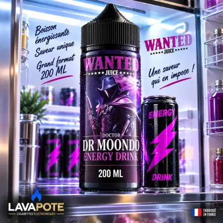 Eliquide Energisant Wanted 200ML boisson énergisante