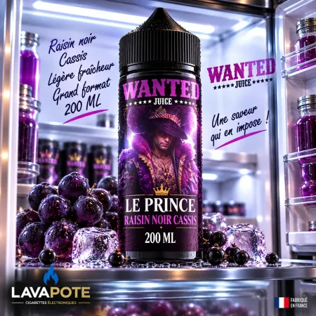 Eliquide raisin noir cassis glacé Wanted