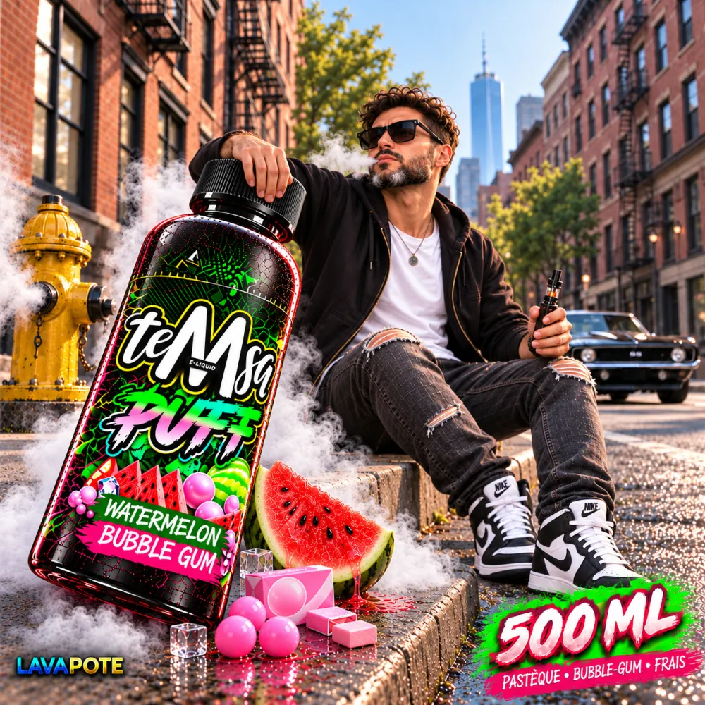 Eliquide Pastèque Bublle Temsa 500ML
