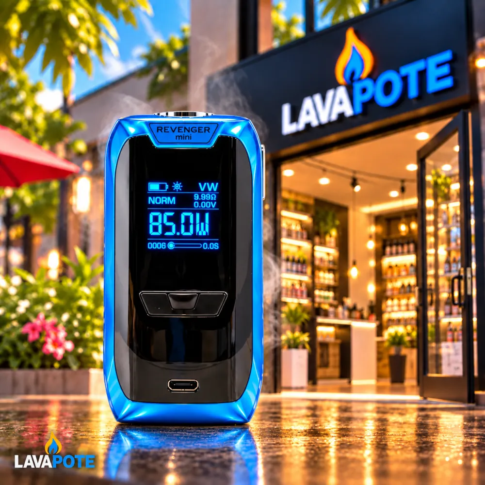 Box Mod blue ciel Mini Revenger Vaporesso