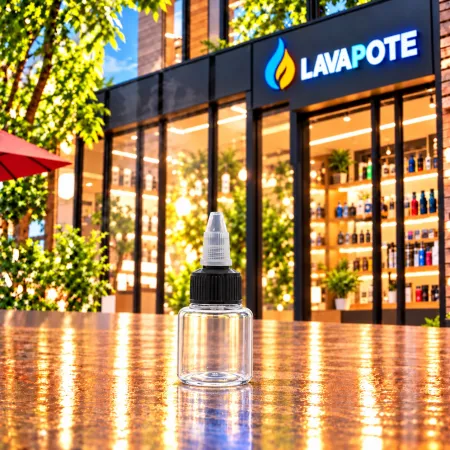 Twist le flacon diy propre et sans écoulements, fuites de e-liquides