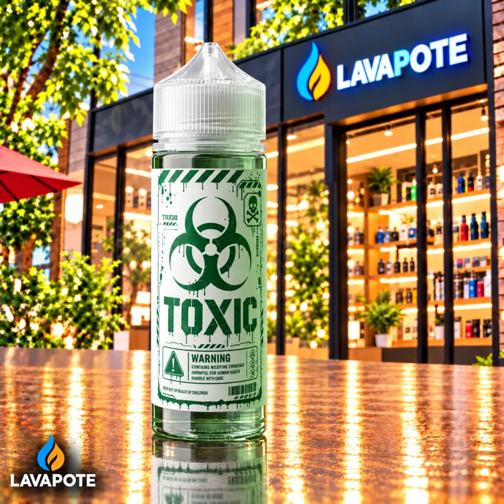 Flacons  E-liquides Graduée TOXIC 120ML