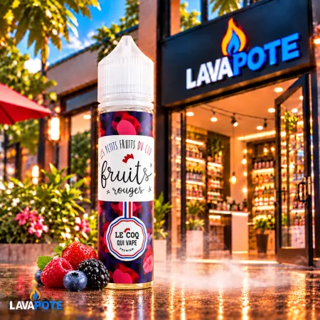Eliquide Fruits Rouges Le Coq Qui Vape 50ML