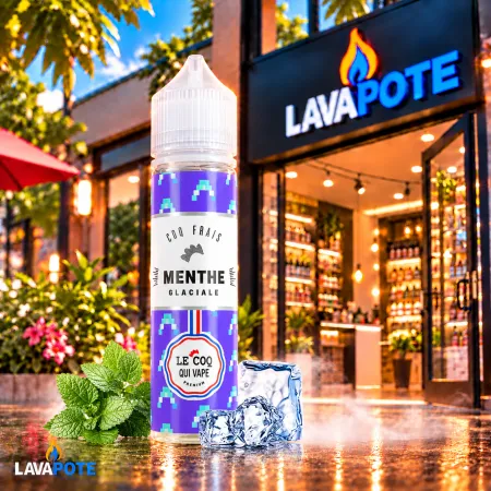 Eliquide Menthe Glaciale Le Coq Qui Vape 50ML