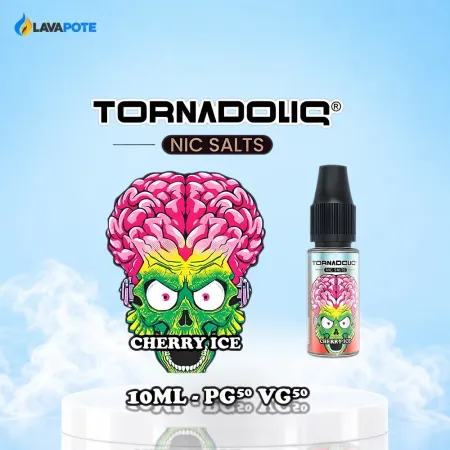 Eliquide Cherry Ice Sels Tornadoliq 10ML - La Vapote