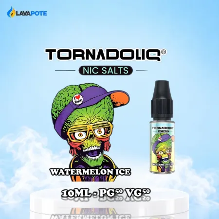Eliquide Pastèque Ice Sels Tornadoliq 10ML - La Vapote