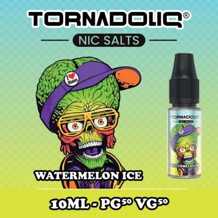 Eliquide Pastèque Ice Sels Tornadoliq 10ML - La Vapote