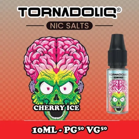 Eliquide Cherry Ice Sels Tornadoliq 10ML - La Vapote