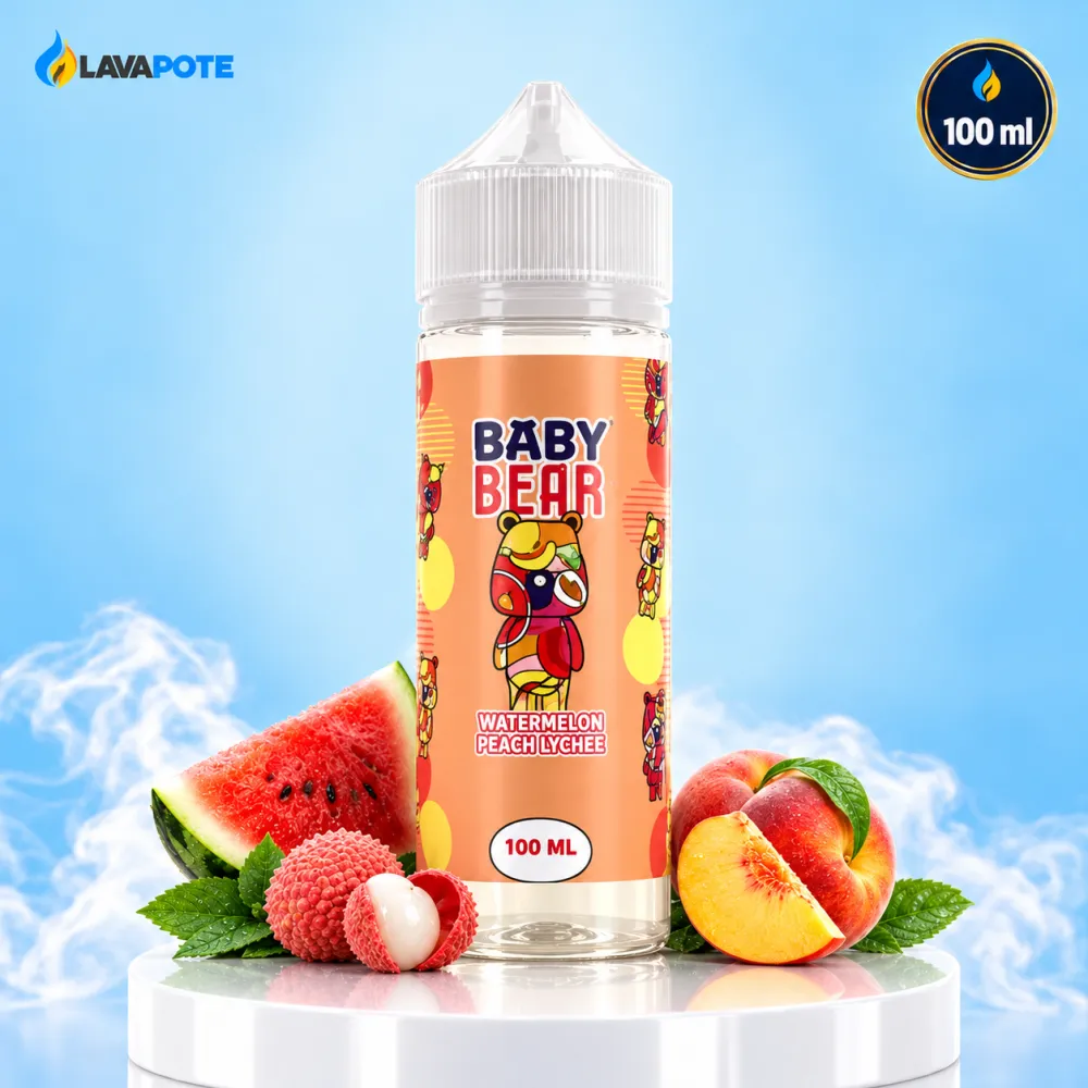Eliquide Watermelon Peach Lychee Baby Bear 100ML