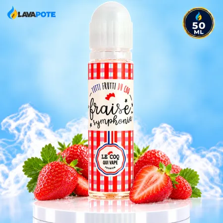 Eliquide Charlotte Aux Fraises Le Coq Qui Vape 50ML