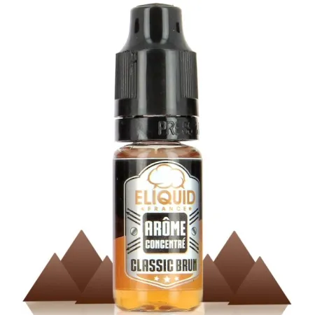 Classic Brun Eliquid France 10 ML, un classic brun chocolaté.
