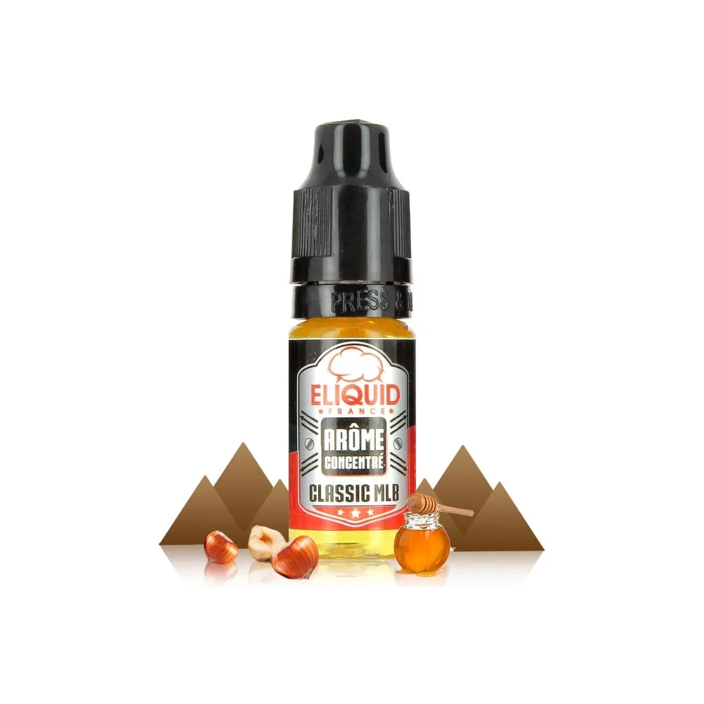 Classic MLB Eliquid France 10 ML, un classic blond, noisettes et miel.