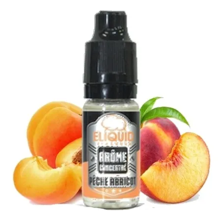 Pêche Abricot Eliquid France 10ML, la vapote en ligne en France