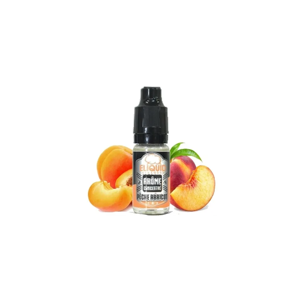Pêche Abricot Eliquid France 10ML, la vapote en ligne en France