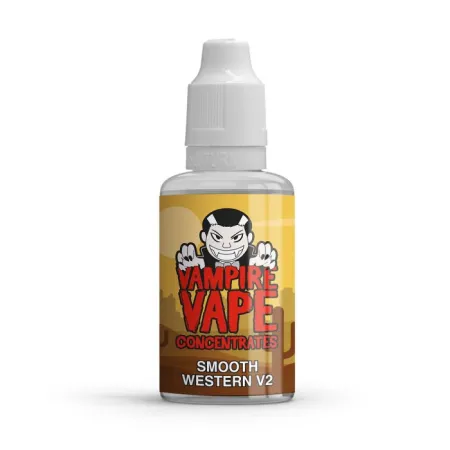 Smooth Western V2 Vampire Vape 30ML, concentré tabac