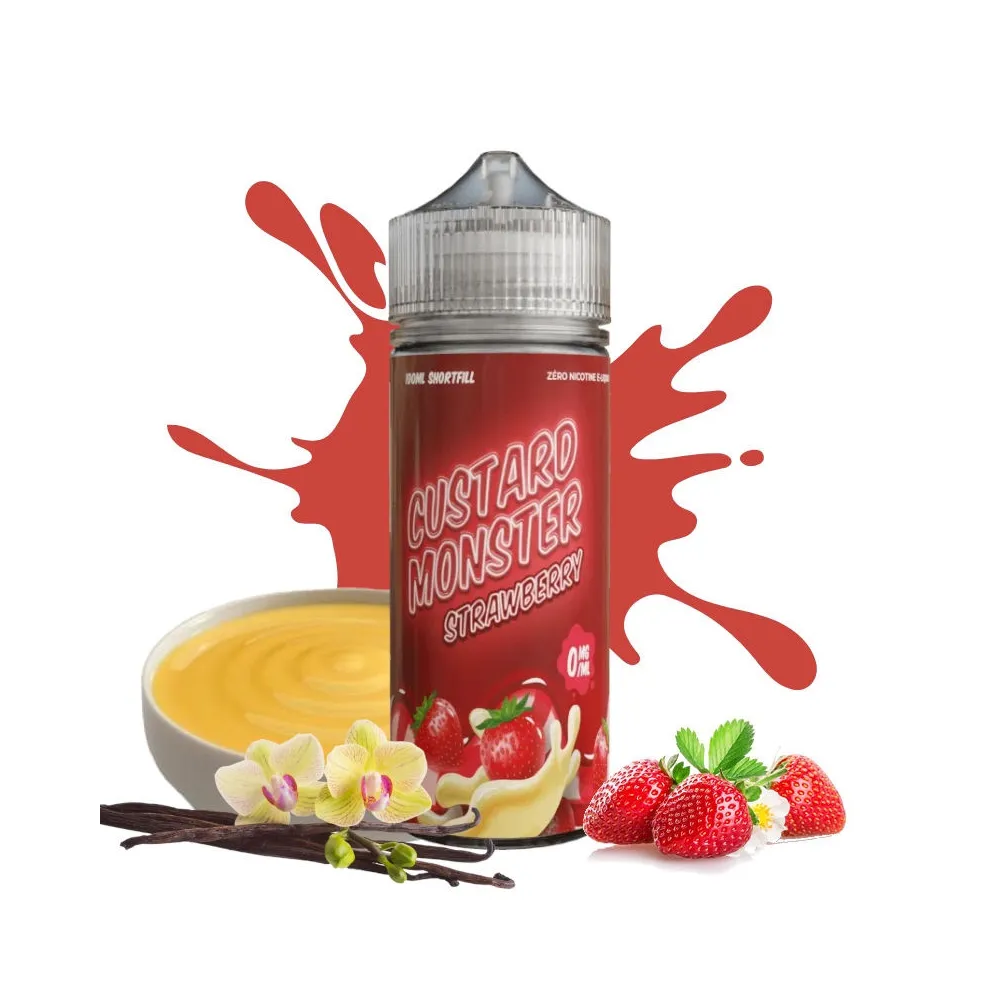 Strawberry Custard  Monster 100ML