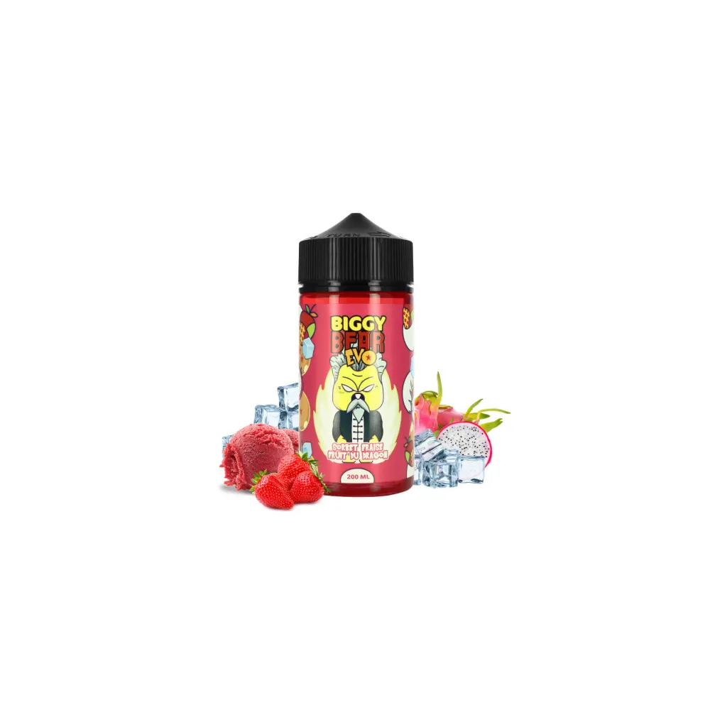 Sorbet Fraise Fruit Dragon Fraises Biggy 200ML